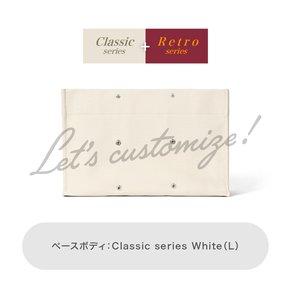 Let's customize! White (L) Body Classic series + Retro series