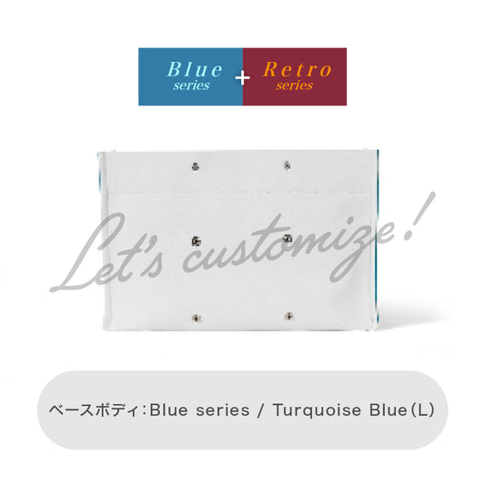 Let's customize! Turquoise Blue (L) Body Blue series + Retro series