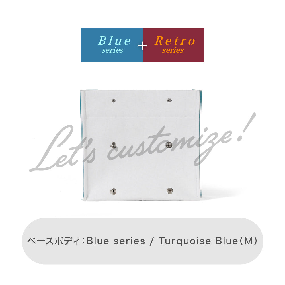 Let's customize! Turquoise Blue (M) Body Blue series + Retro series